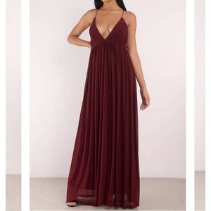 Jamee Plunging Maxi Dress